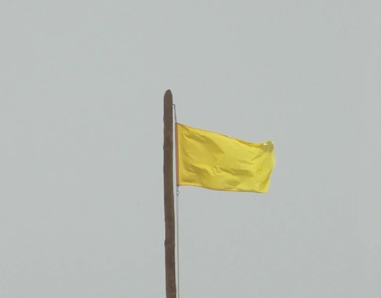 Imagen de una bandera amarilla - LAS BANDERAS AMARILLAS EN LA INCAPACIDAD LABORAL, ASPECTOS PREVENTIVOS.