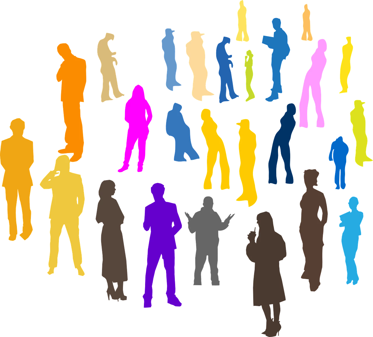 Dibujo de varias personas - AGENTES DE MEJORA