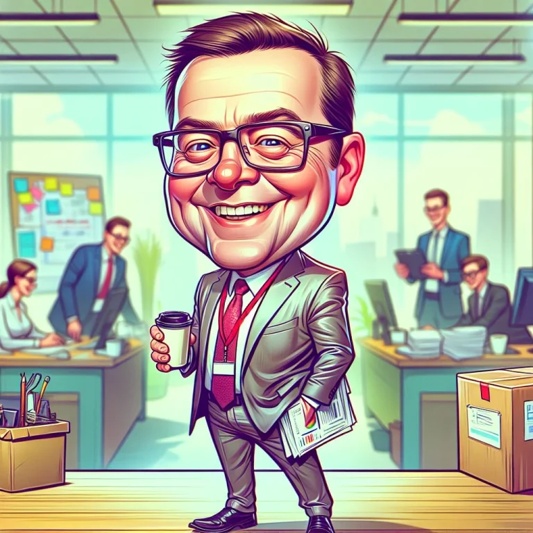 Dibujo ¡MI JEFE ES UN PSICÓPATA!