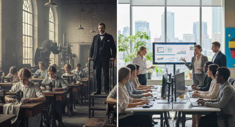 Imagen de pasado y presente en el trabajo. DE LA NÓMINA AL SENTIDO DEL TRABAJO