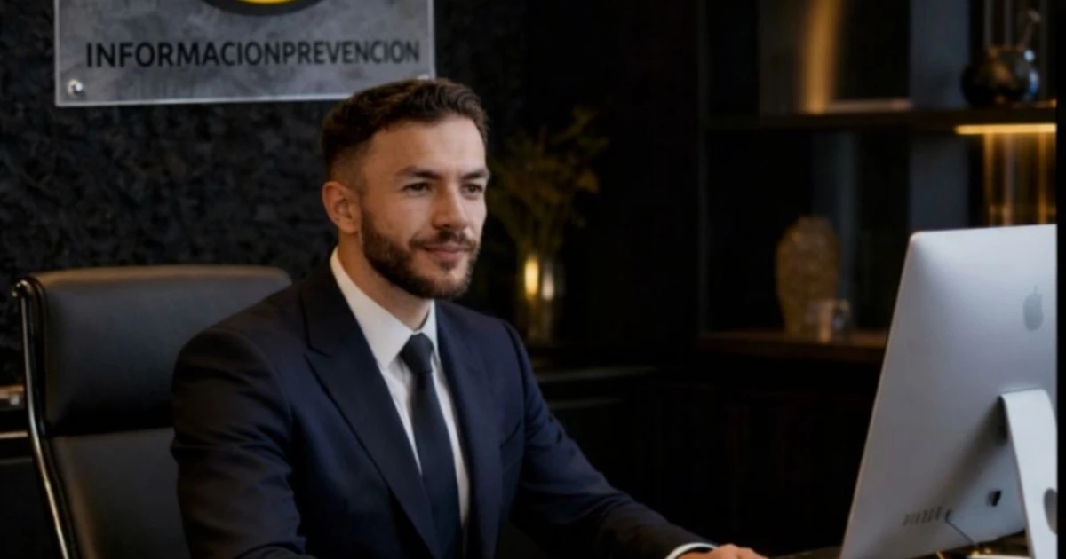 Imagen de hombre trabajando delante de un ordenador. El trabajo con criterio mejora la productividad.